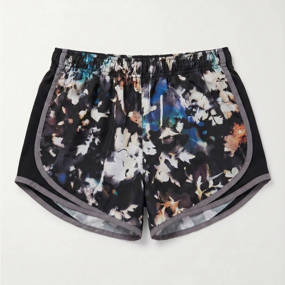 Nike Women's Black and Blue Athletic Shorts